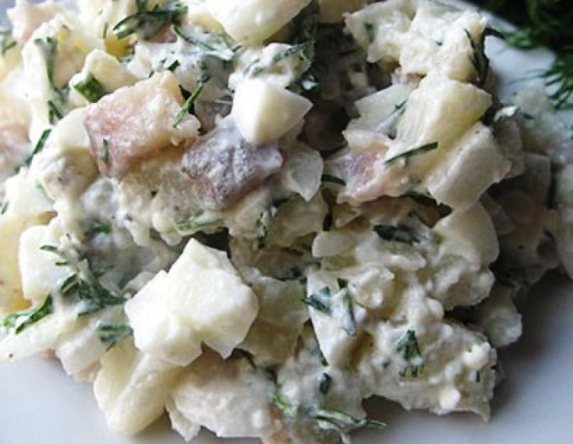 Салат на зиму с рыбой — рецепты от нашего повара. Рецепт салат на зиму с селедкой