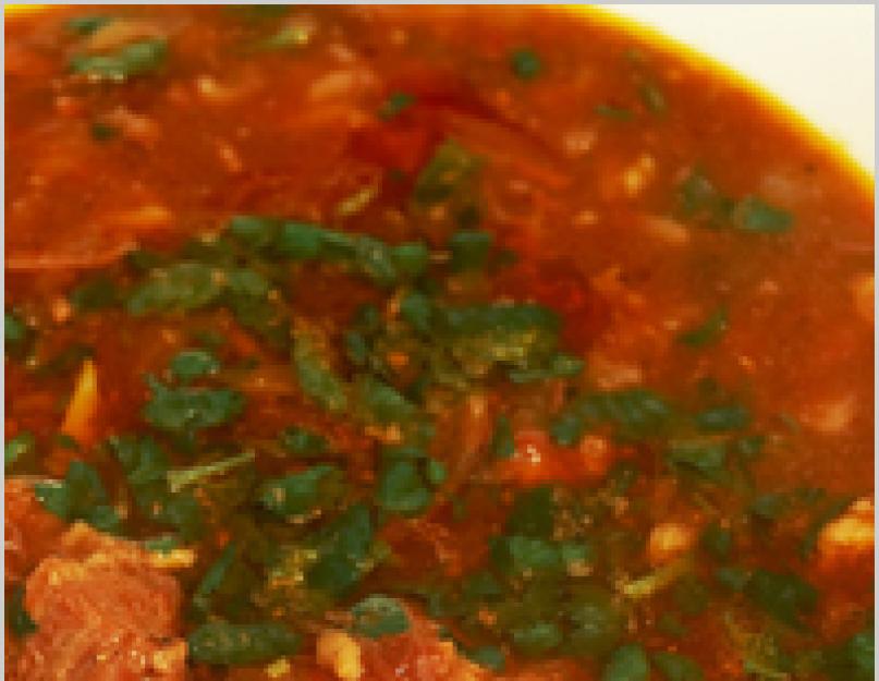 Пошаговый рецепт приготовления супа харчо в мультиварке. Суп харчо в мультиварке