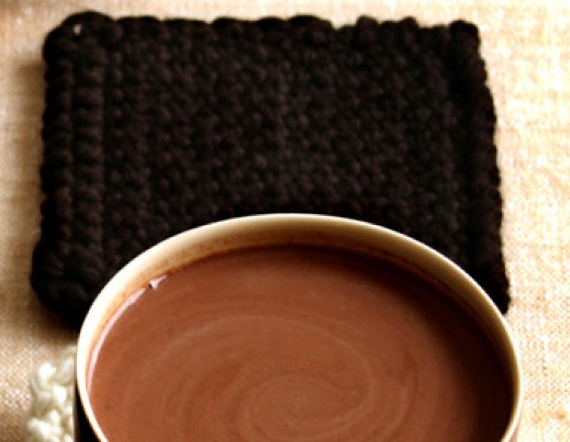 Как приготовить горячий шоколад в домашних условиях: рецепты. Горячий шоколад в домашних условиях