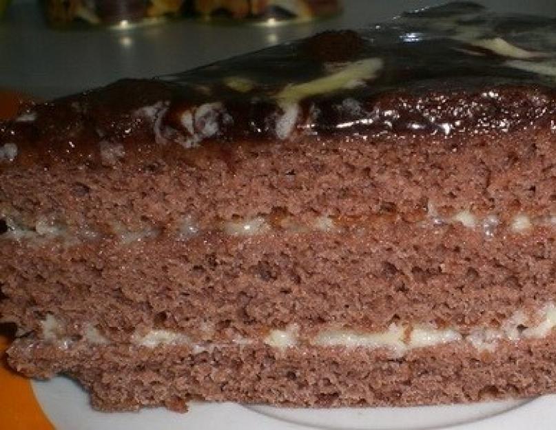 Пирог со сгущенкой и какао рецепт. Пирог со сгущенкой и шоколадом
