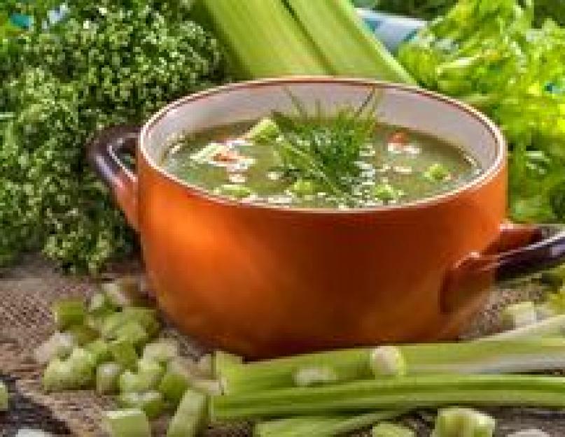 Диета для похудения суп с сельдереем. Сельдереевый суп для похудения: рецепт, меню диеты, отзывы, как работает