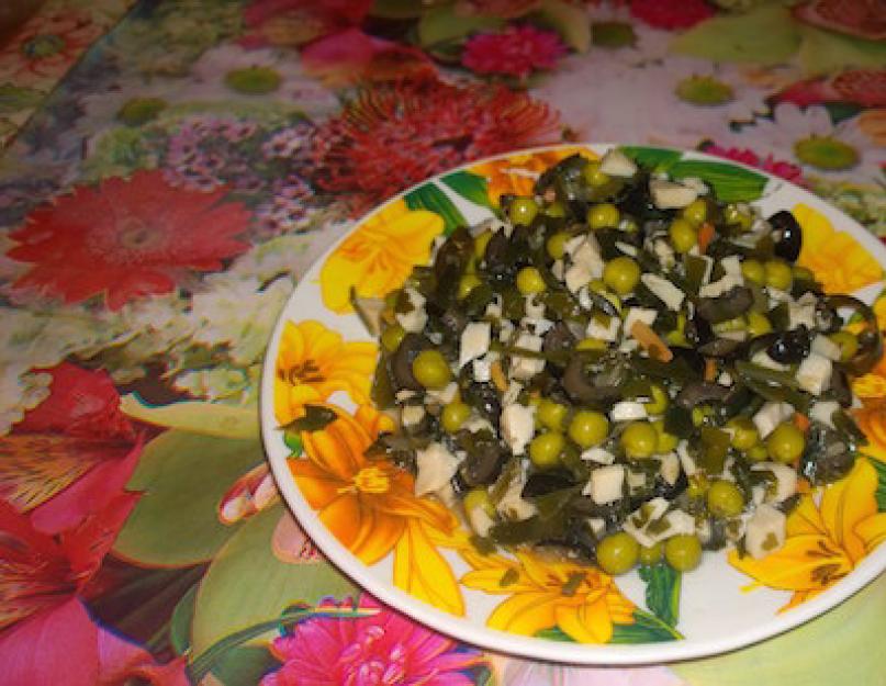 Самый простой салат с морской капустой рецепт. Со свежим огурцом. Салат дальневосточный из морской капусты