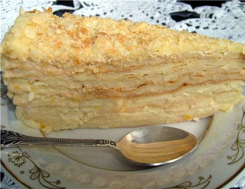 Как печь наполеон. Рецепт торта Наполеон с заварным кремом. Самый вкусный торт Наполеон с заварным кремом