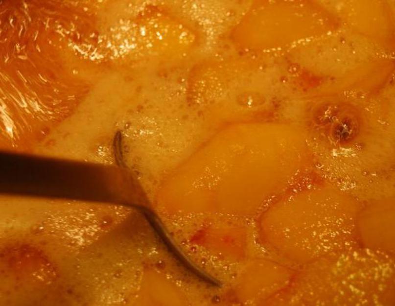 Персиковое варенье рецепт. Готовим варенье в мультиварке. Варенье из персиков и слив