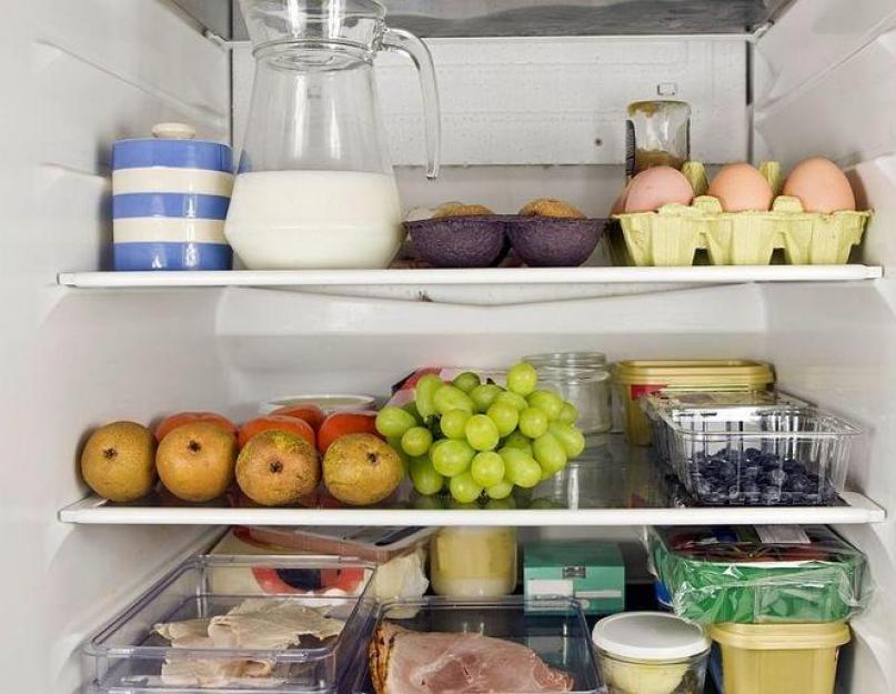 Что поставить в холодильник чтоб не вонял. Какие продукты должны быть в холодильнике. Три шарика в помощь