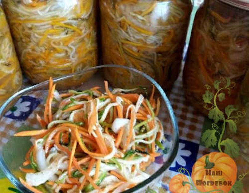 Рецепт кабачков с приправой для корейской моркови. Кабачки по–корейски на зиму быстрого приготовления — вкусные рецепты