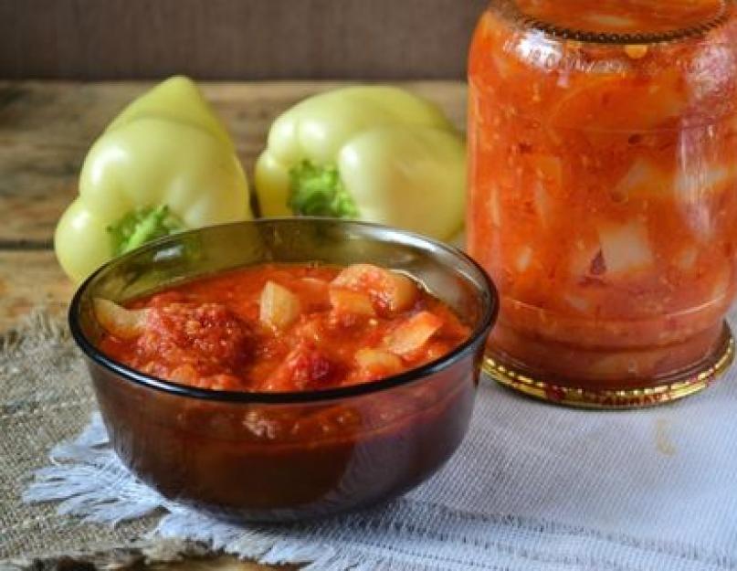 Лечо из болгарского перца с томатной пастой — Рецепты на зиму по домашнему. Лечо с томатной пастой на зиму из болгарского перца