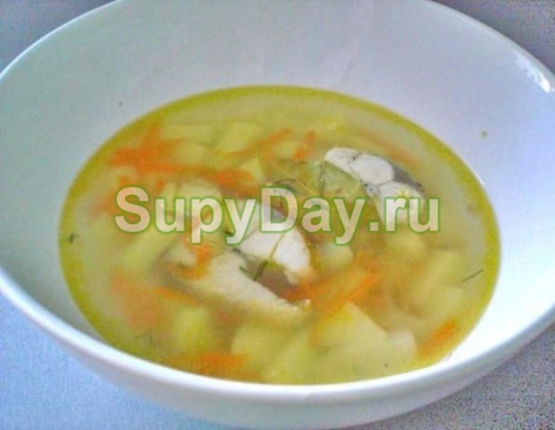 Soupe de maquereau surgelée.  Recette pas à pas de soupe de poisson au maquereau.  Soupe de poisson au maquereau