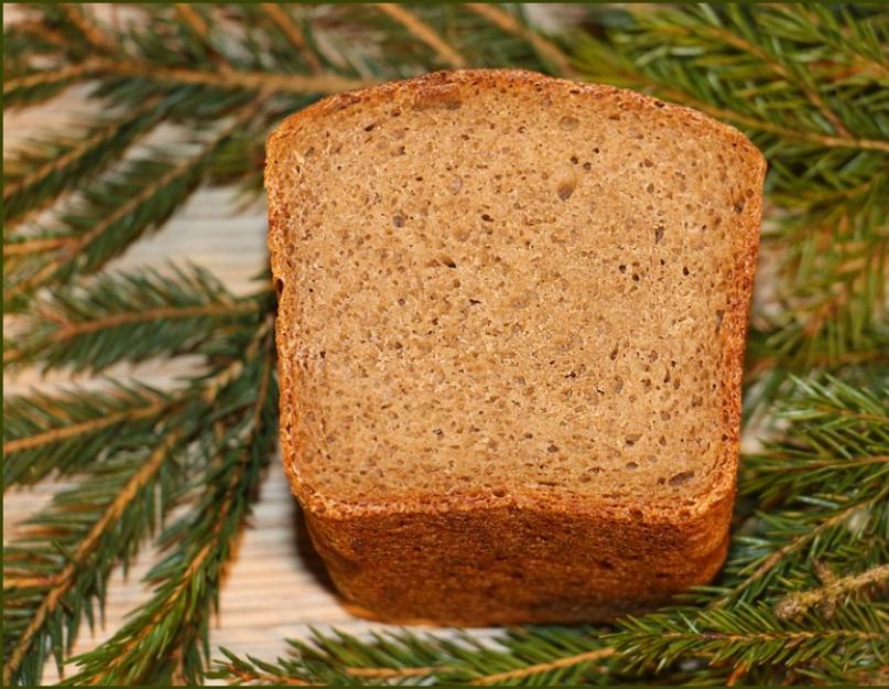 Хлеб Ржаной формовой – полезные свойства и калорийность. Хлеб формовой (кирпичик) по госту рецепт с фото