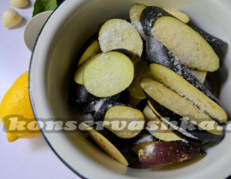 Жареные баклажаны с чесноком на зиму. Готовим вкусную закуску из баклажанов и лимонов: быстро и без стерилизации