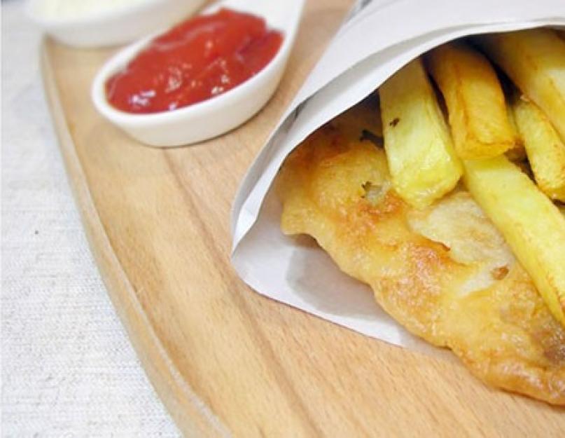 Рыба и чипсы блюдо британии. Кулинарные секреты fish