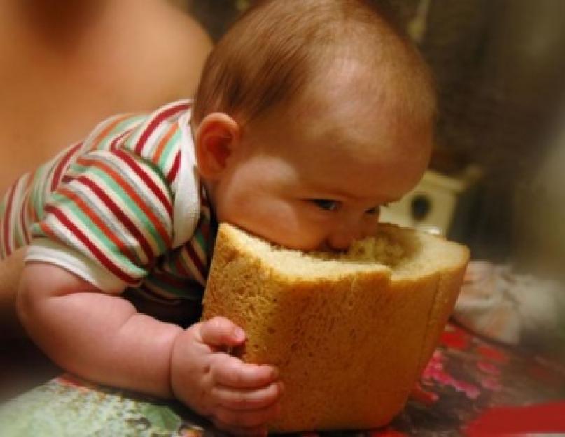 Хлеб в питании ребенка. Когда ребенку можно давать хлеб