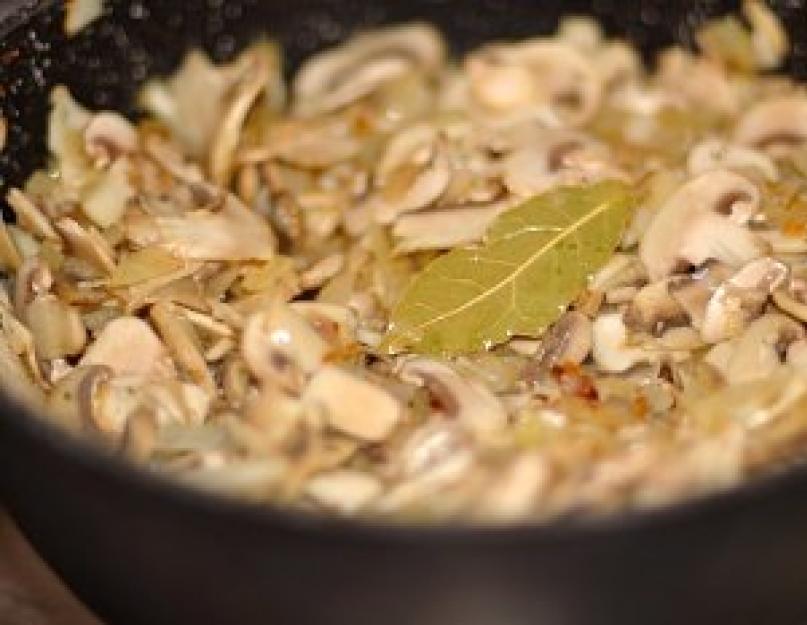 Лазанья рецепт с грибами. Лазанья с грибами и сыром