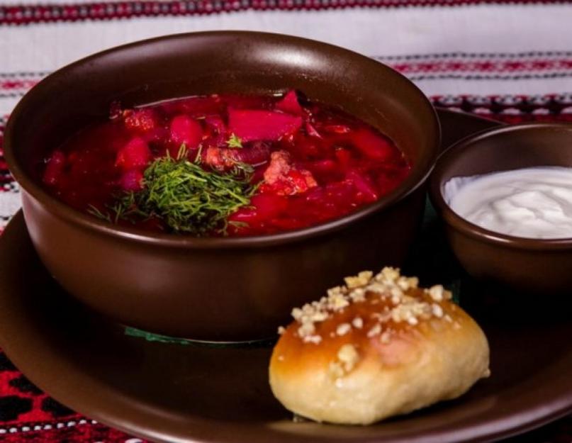 Как приготовить настоящий украинский борщ пошаговый рецепт с фото