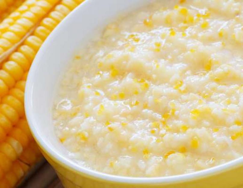 Gachas de maíz con leche: preparando un plato saludable para toda la familia.  Gachas de maíz: proporciones de cereal al cocinar.