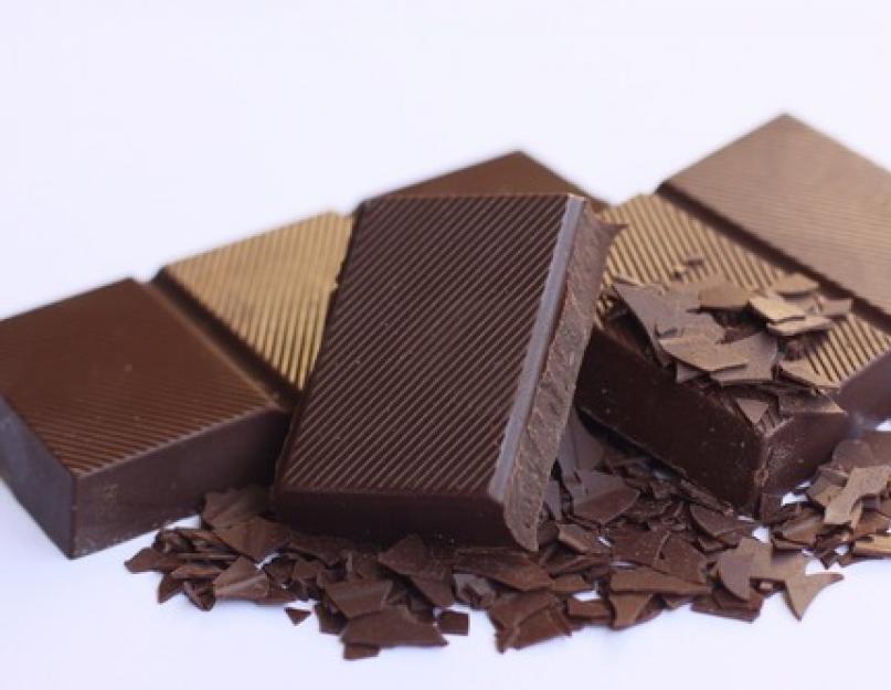 Шоколадная диета. Каковы отрицательные свойства современного шоколада? Главный секрет шоколада