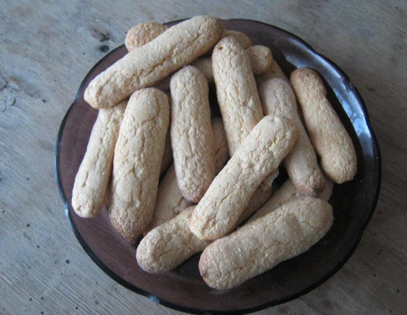 Блюда из савоярди. Печенье савоярди - рецепт с фото. Как приготовить савоярди в домашних условиях для тирамису и тортов