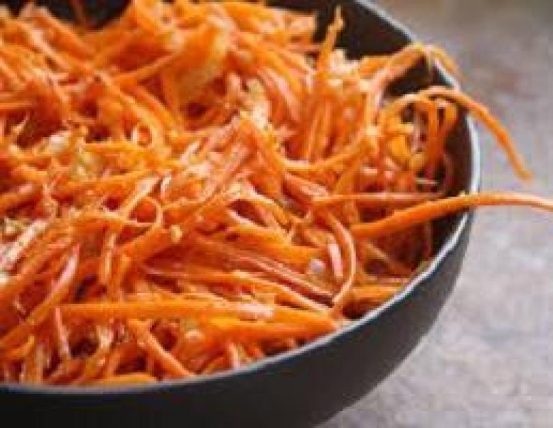 Как сделать морковь по корейски с приправой. Морковь по-корейски с готовой приправой