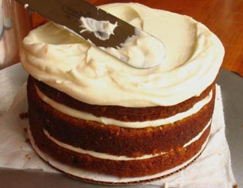 Как сделать крем на бисквит. Бисквитный торт
