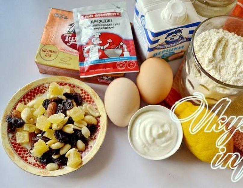 Pâques délicatement aérée à la crème.  Gâteau de Pâques à la crème.  Comment cuisiner un gâteau de Pâques avec de la crème et des jaunes