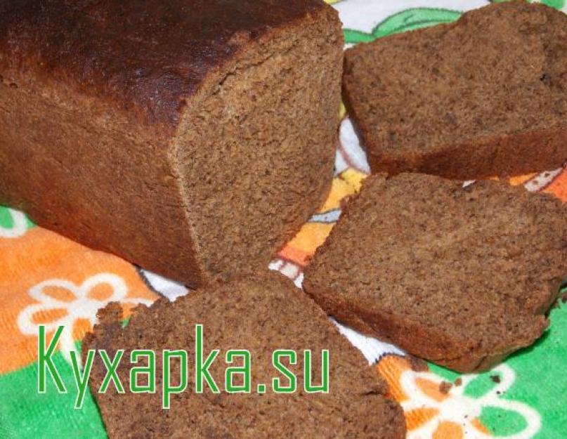 Ржаной хлеб в хлебопечке. Пшеничный, домашний хлеб с солодом в духовке. Рецепт с фотографиями
