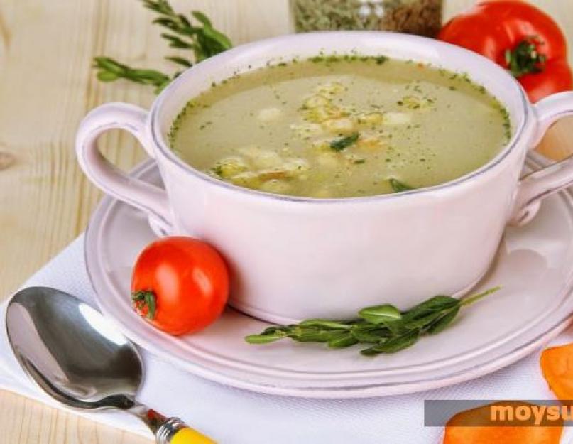 Суп пюре из кабачков и белокочанной капусты, вкусно и быстро. Крем-суп из белокочанной капусты, цветной капусты и брокколи
