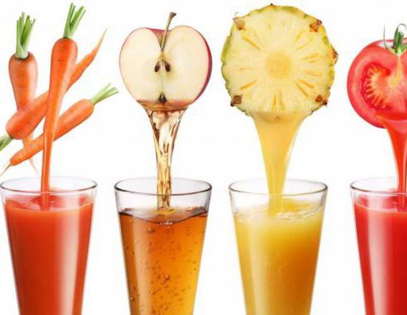 Польза натуральных соков (апельсиновый, яблочный, морковный). Как пить правильно свежевыжатые соки: особенности, рекомендации и пропорции