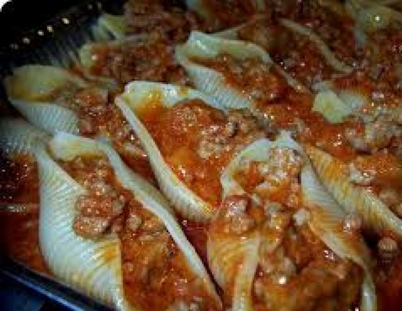 Макароны фаршированные рыбой. Фаршированные макароны — привет из Италии.