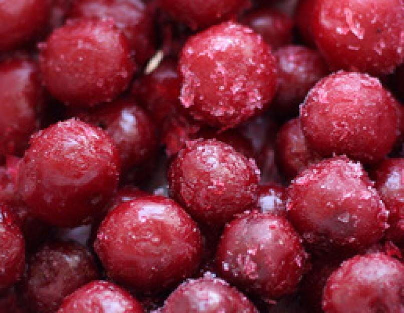 Компот из замороженной вишни на зиму рецепт. Варианты сочетания с вишней. Чтобы приготовить компот из замороженных ягод вишни вам понадобится
