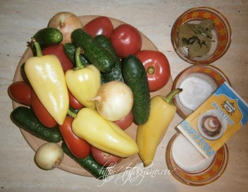 Вкуснейшие овощи в желе — пошаговый рецепт с фото. Салаты в желатине зиму рецепты