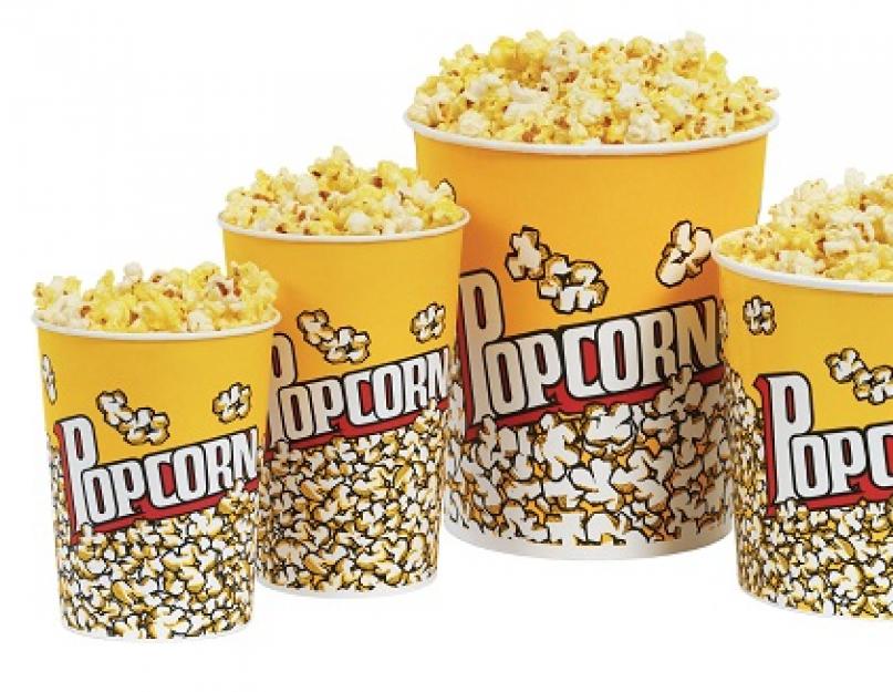 Come fare i popcorn dal mais.  Fare i popcorn, come si fa con il mais?  Dolci esotici di popcorn