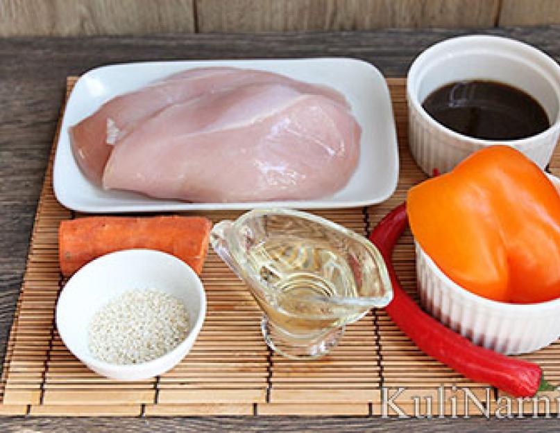 Пошаговый рецепт приготовления курицы в соусе терияки. Рецепт курицы под соусом терияки