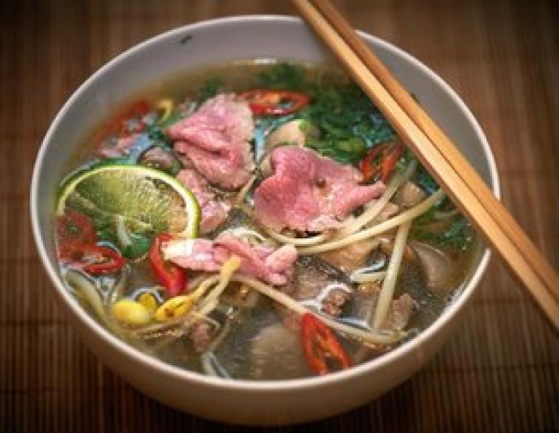 Домашний адаптированный вьетнамский суп фо бо. Вьетнамский суп Фо — огненно-горячее блюдо на каждый день