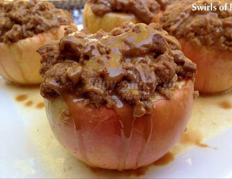 Запеченные яблоки в духовке – рецепт. Печеные яблоки в духовке – вкусная ностальгия. Рецепты печеных яблок в духовке: с медом, творогом, орехами, рисом, имбирем