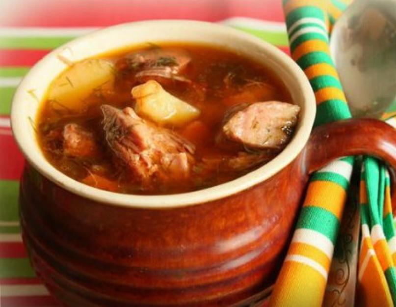 Венгерский суп бограч на костре. Рецепт: Бограч