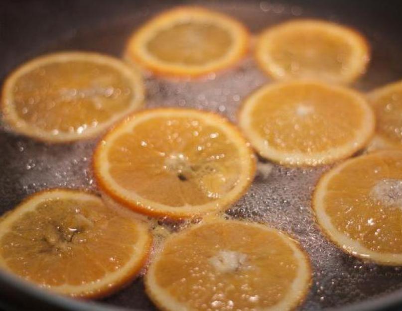 Рецепт: как карамелизировать апельсины в духовке. Карамелизированные апельсины