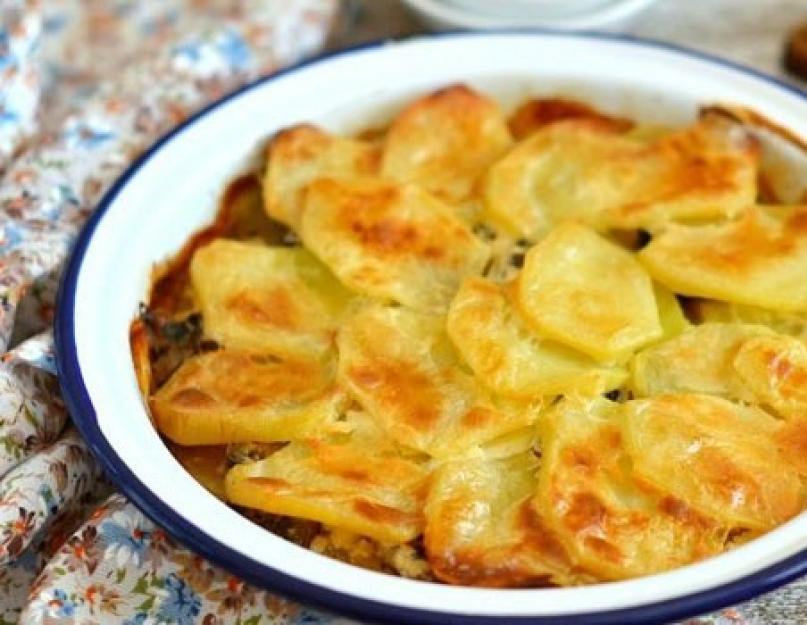 Картошка с грибами в духовке: рецепт от Марии Куликовой. Картофель, запеченный с грибами