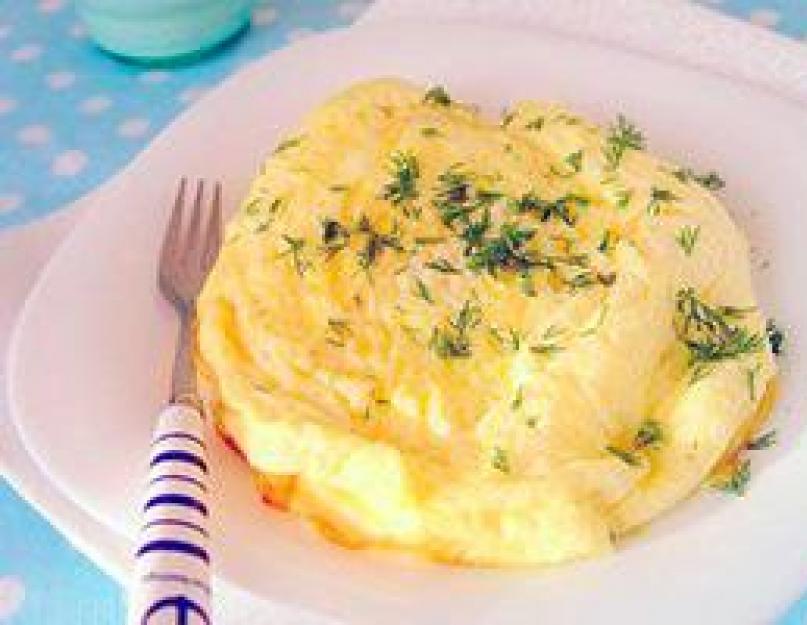Блюда из яиц без молока на сковороде. Омлет без молока: рецепт. Как приготовить пышный омлет без молока