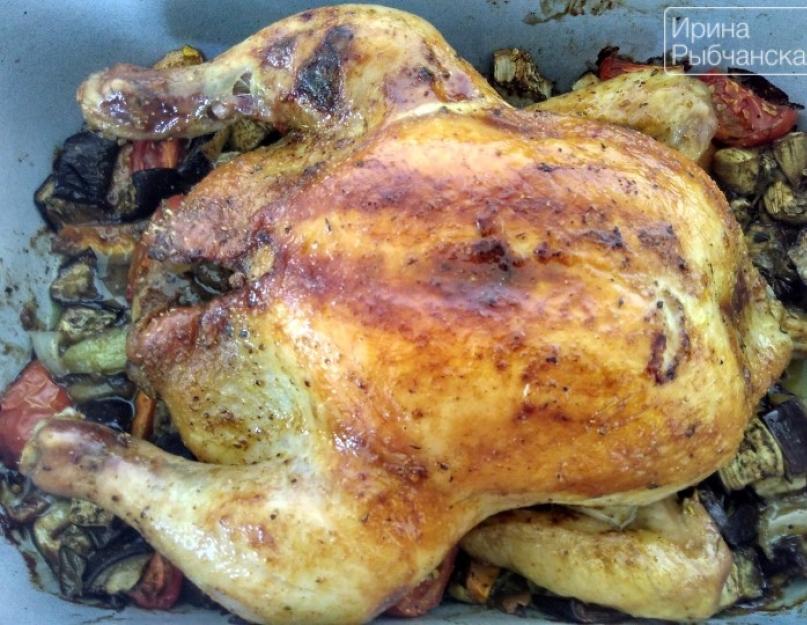 Филе курицы с баклажанами и помидорами. Курица с баклажанами в духовке – два отличных рецепта с фото. Вариант с морковью