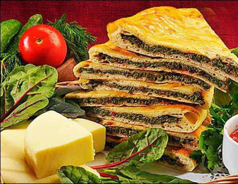 Рецепт осетинских пирогов с разными начинками. Осетинский пирог с творогом и зеленью - рецепт и фото. Осетинские пироги — лучшие рецепты