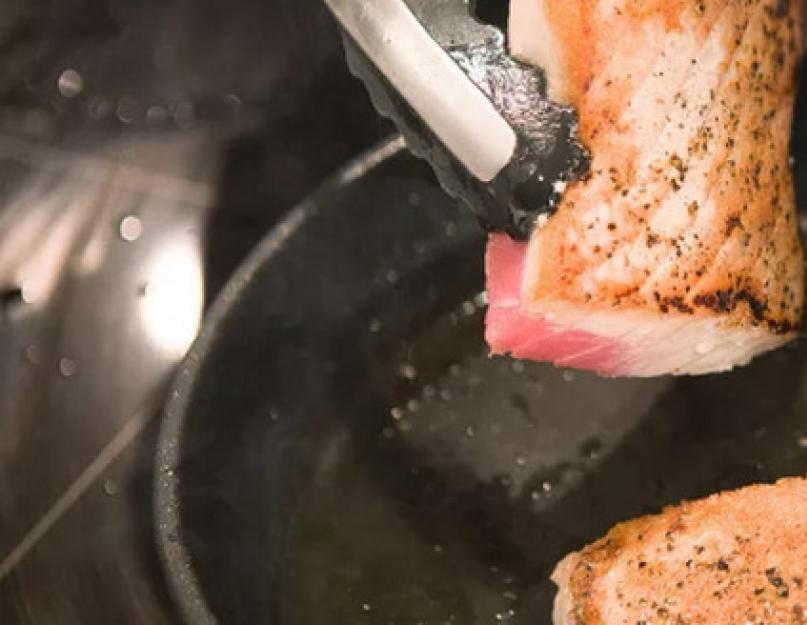 Как замариновать тунец перед жаркой. Стейк из тунца на сковороде — подборка интересных рецептов рыбы