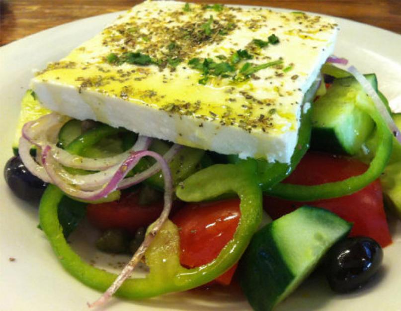   Греческий салат, рецепт классический (5 пошаговых необычных рецептов салата «Греческий»). Секреты приготовления
