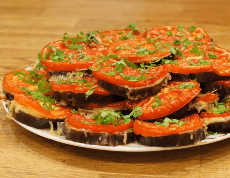 Какое холодное блюдо можно приготовить с баклажанами. Баклажаны, запеченные с томатами и сыром. Как приготовить икру из баклажанов