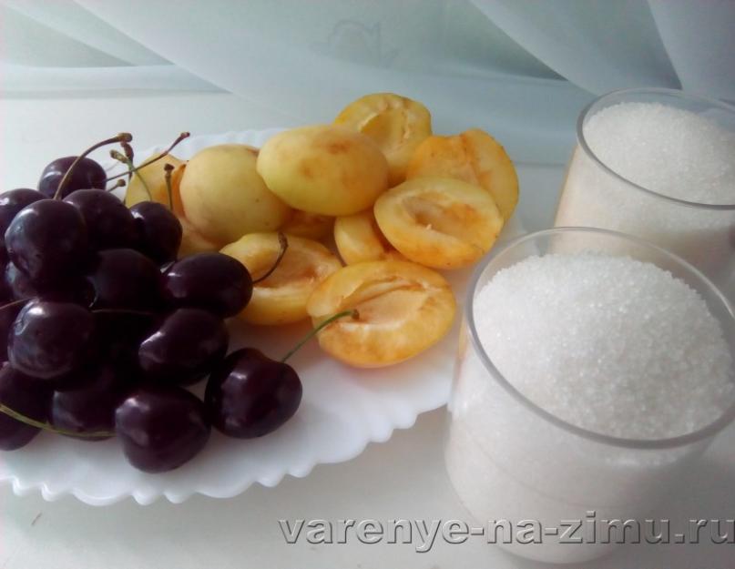 Варенье из вишни и абрикосов: разные рецепты. Варенье из абрикоса и белой черешни. Как приготовить варенье из абрикосов и белой черешни