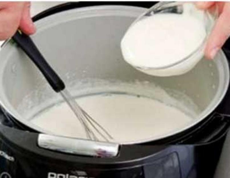 Можно ли в мультиварке сделать йогурт.  Пошаговые рецепты как легко приготовить йогурт в мультиварке без баночек. Йогурт с закваской
