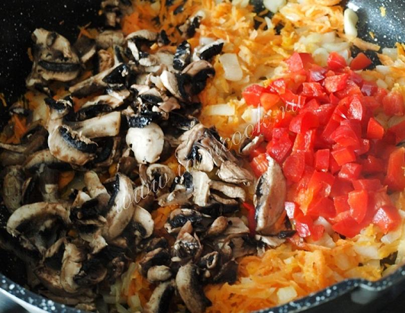  Овощное рагу с грибами. Рецепт с пошаговыми фото