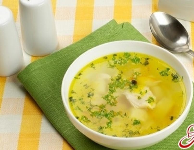 Вкусный суп с лапшой на курином бульоне. Куриный суп с вермишелью или лапшой: пошаговые рецепты. Продукты и специи