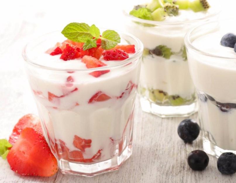 Йогурт витамины в 100 граммах. Возможный вред йогурта. Польза для организма