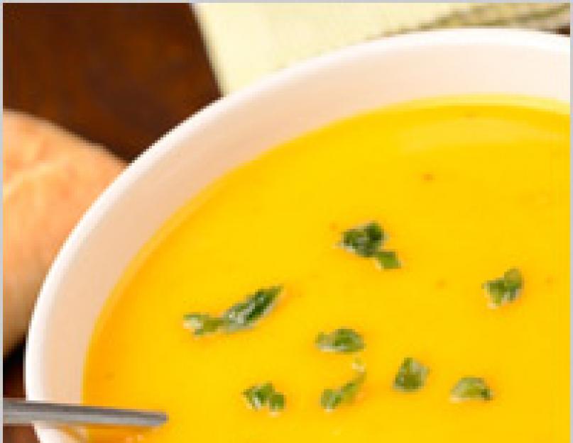 Сколько времени варится тыква в супе. Классический рецепт тыквенного супа пюре со сливками: способ приготовления и советы. Тыквенный суп-пюре со сливками