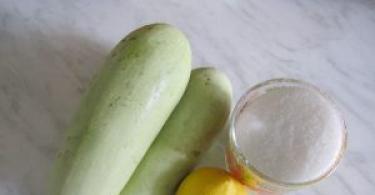 Zucchine candite senza limone